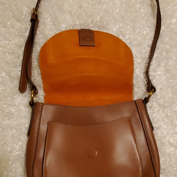 🏵Leather Frye Cognac Crossbody Bag🏵 - Picture 4 of 8